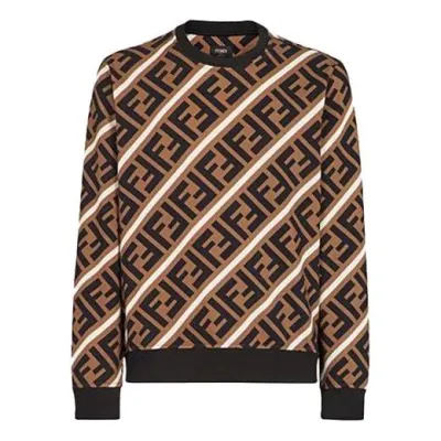 Fendi Logo Cotton Colorblock Sports — תמונה 1