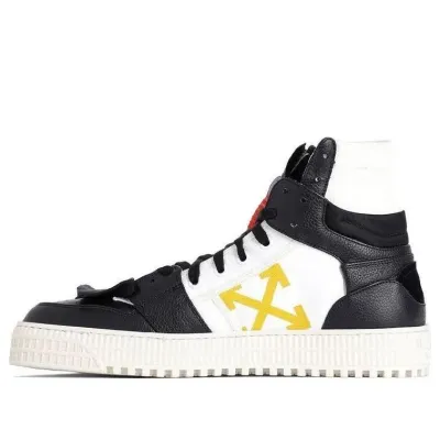 Off-White Off-Court High-Top Skate shoe Black/Yellow — תמונה 1