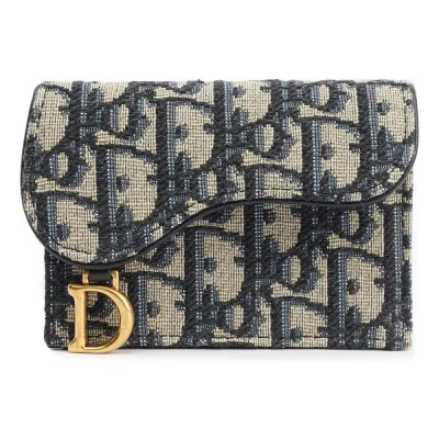 DIOR Saddle Flap Card Holder — תמונה 2