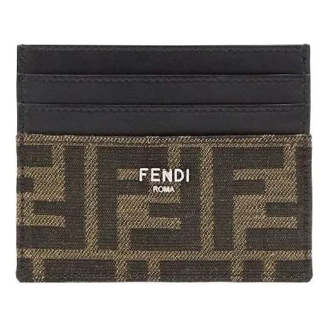 Fendi SS26 FF Jacquard Card Holder