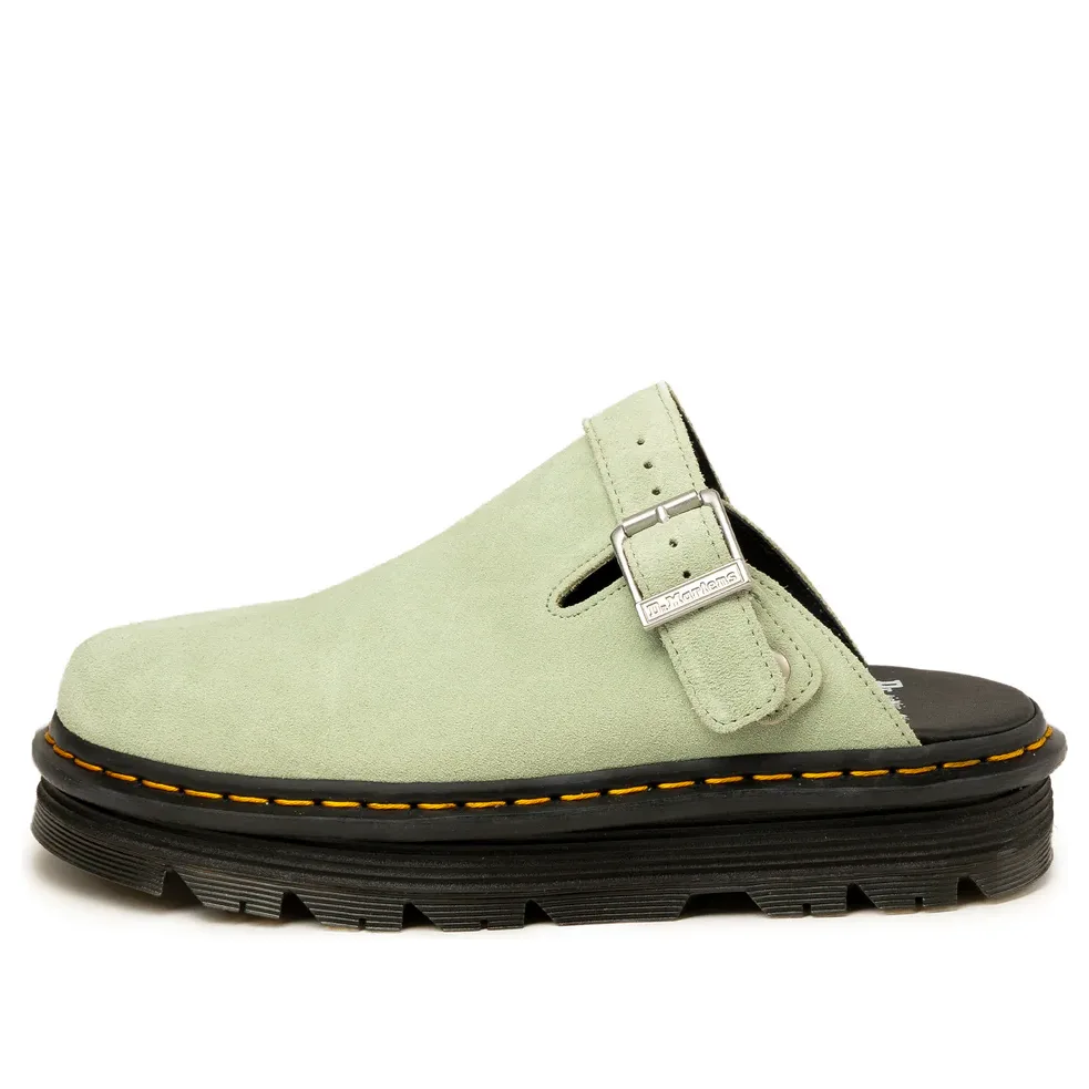 Dr. Martens Zebzag Suede Casual Slingback Platform Mules