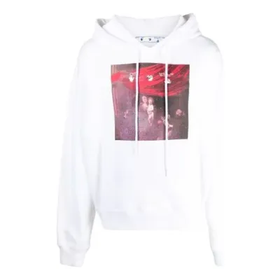 Off-White SS21 Printing Logo Pattern Loose Fit White — תמונה 1
