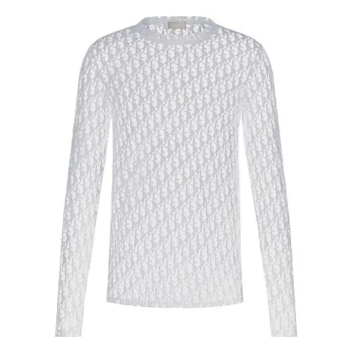 DIOR SS21 Cotton Painting Print For Men White
