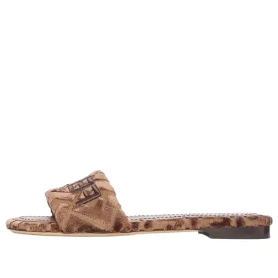 Fendi FW25 Sunshine Velvet Slide — תמונה 1