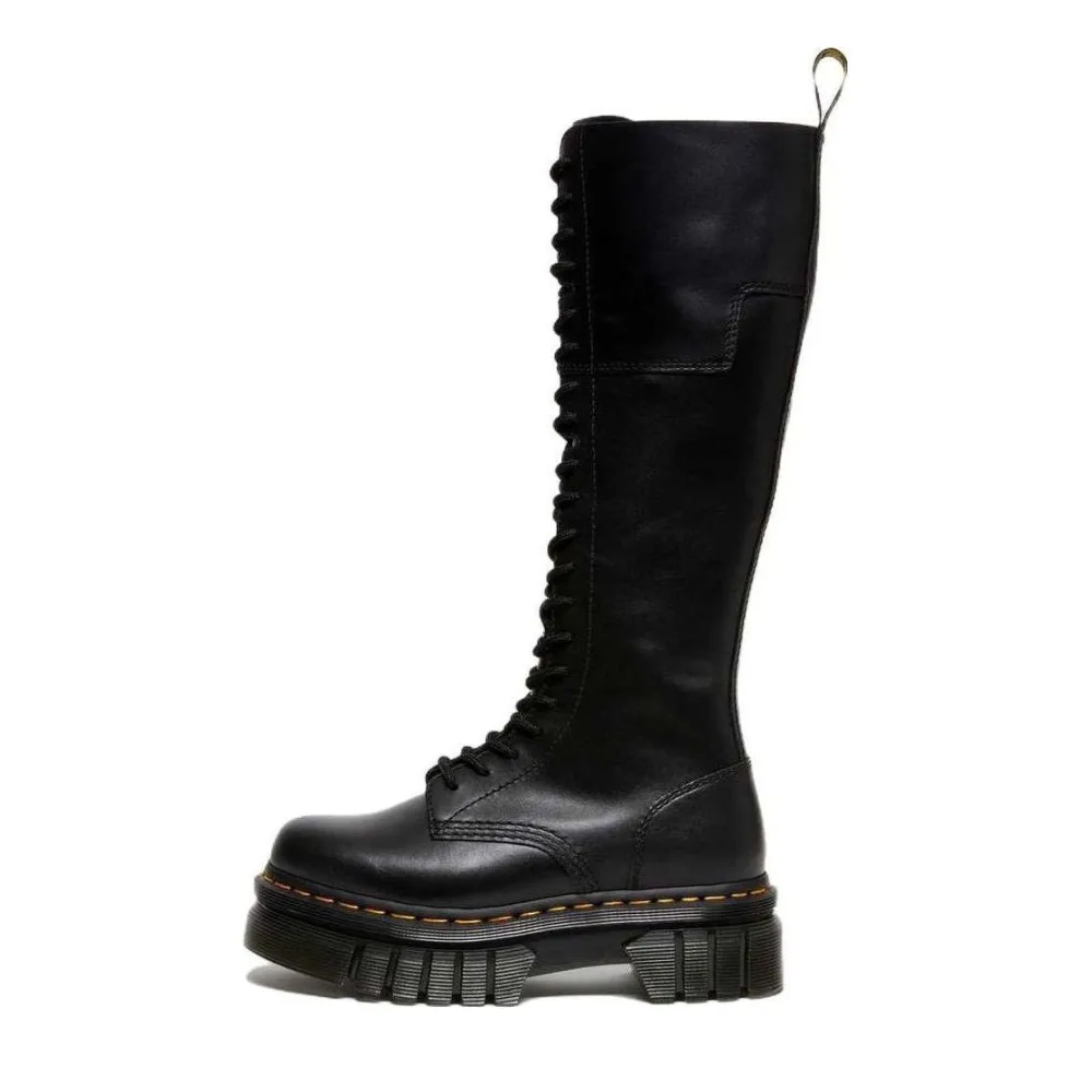 Dr.Martens Audrick 20-Eye Leather Knee High Platform Boots