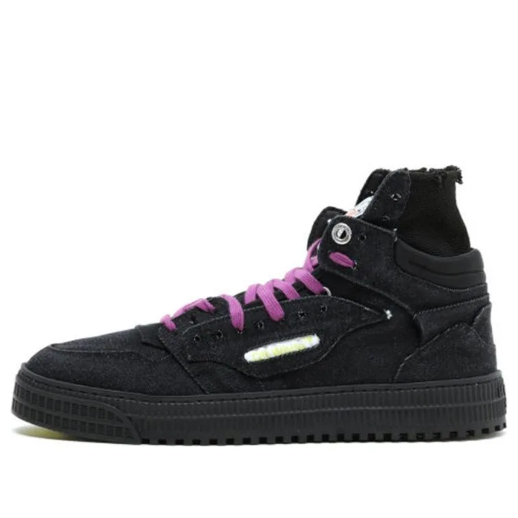 Off-White Off-Court High Top Sneakers /Purple