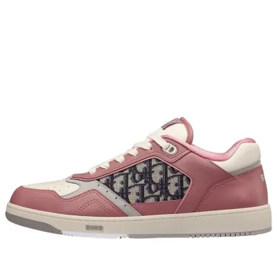 DIOR B27 Low-Top Sneaker Pink and Cream Smooth Calfskin — תמונה 1