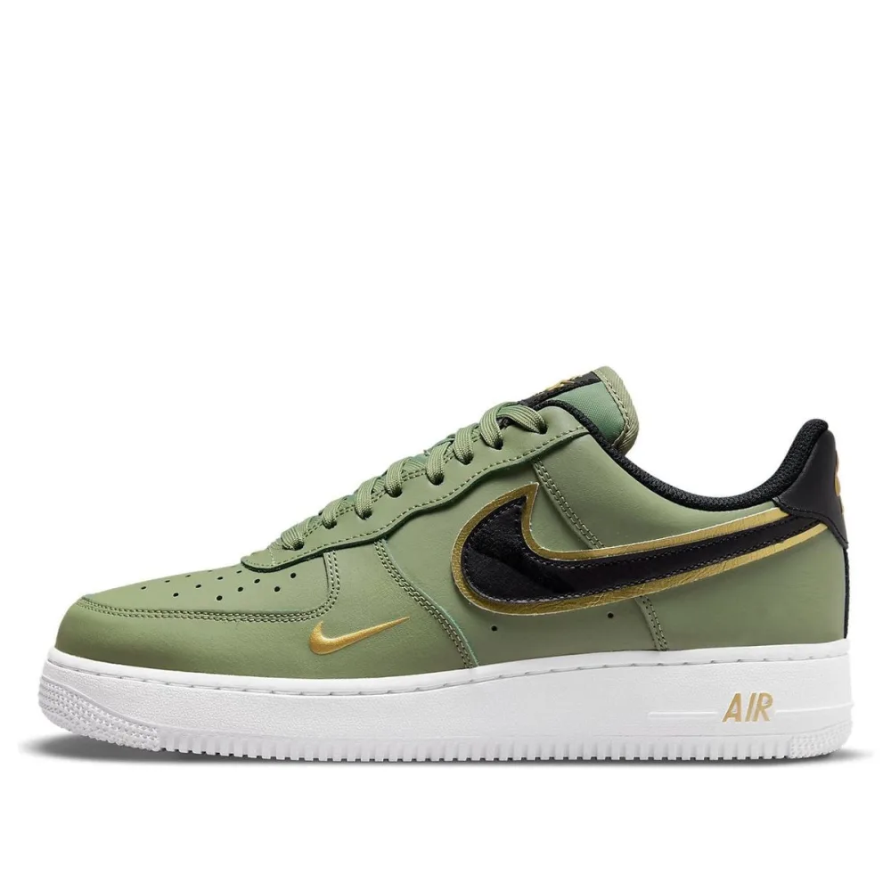 Nike Air Force 1 Metallic Swoosh Pack - Oil Green'