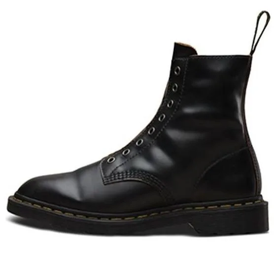 Dr. Martens 1460 Laceless Martin boots Couple Style Black